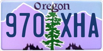 OR license plate 970XHA