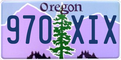 OR license plate 970XIX