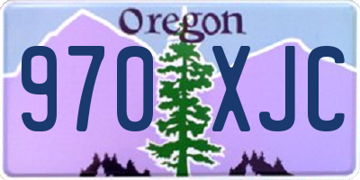 OR license plate 970XJC
