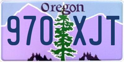 OR license plate 970XJT
