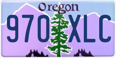 OR license plate 970XLC