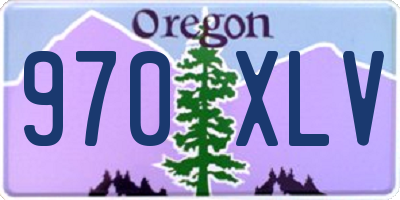 OR license plate 970XLV