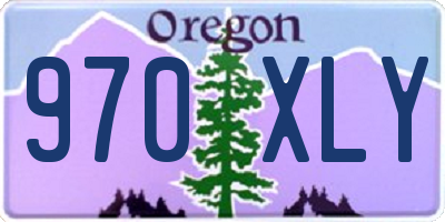OR license plate 970XLY