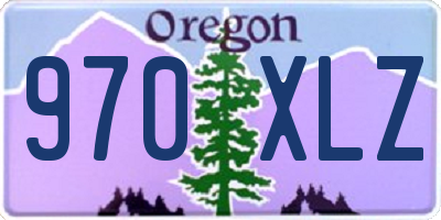 OR license plate 970XLZ