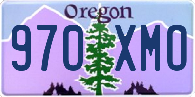 OR license plate 970XMO