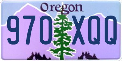 OR license plate 970XQQ
