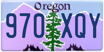 OR license plate 970XQY