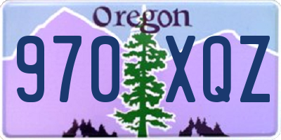 OR license plate 970XQZ