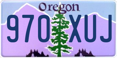 OR license plate 970XUJ