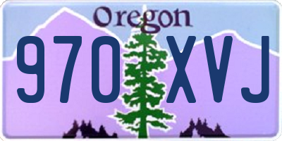 OR license plate 970XVJ