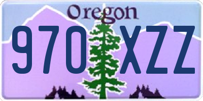 OR license plate 970XZZ
