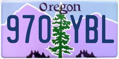 OR license plate 970YBL