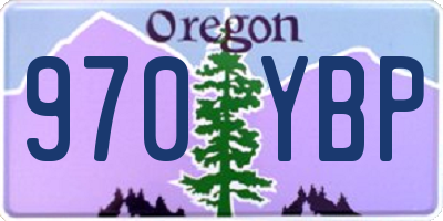 OR license plate 970YBP