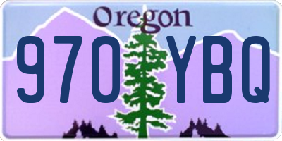 OR license plate 970YBQ