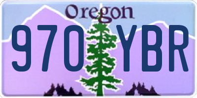 OR license plate 970YBR