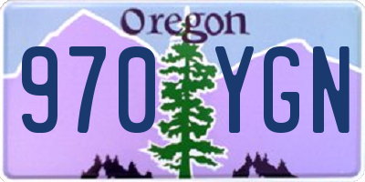 OR license plate 970YGN