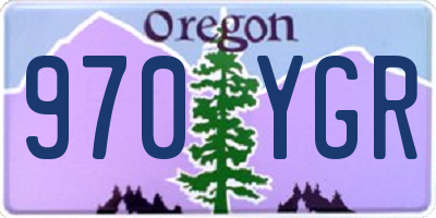 OR license plate 970YGR
