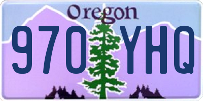 OR license plate 970YHQ