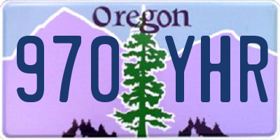 OR license plate 970YHR