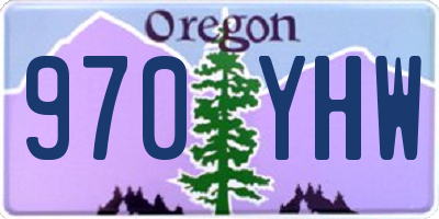 OR license plate 970YHW
