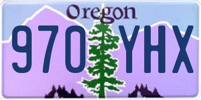 OR license plate 970YHX