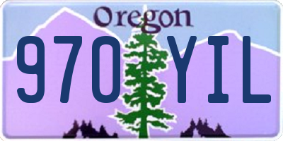 OR license plate 970YIL