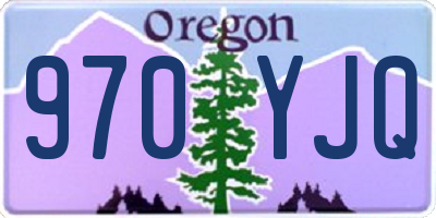 OR license plate 970YJQ