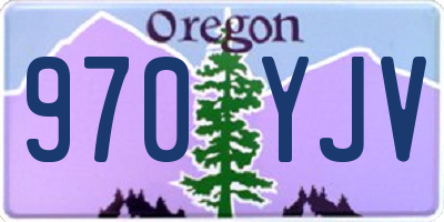 OR license plate 970YJV