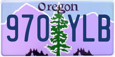 OR license plate 970YLB