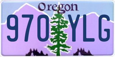 OR license plate 970YLG