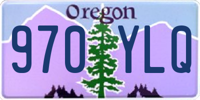 OR license plate 970YLQ