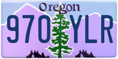 OR license plate 970YLR