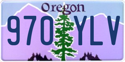 OR license plate 970YLV