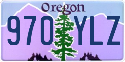 OR license plate 970YLZ