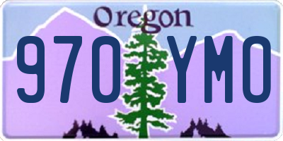 OR license plate 970YMO