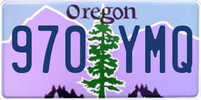 OR license plate 970YMQ