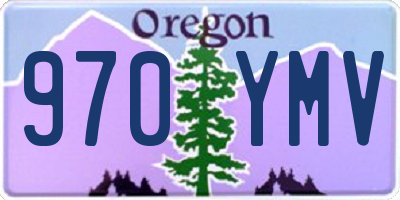 OR license plate 970YMV