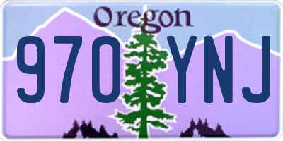 OR license plate 970YNJ