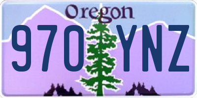 OR license plate 970YNZ