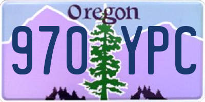 OR license plate 970YPC