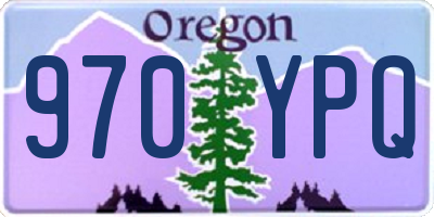 OR license plate 970YPQ