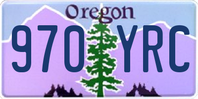 OR license plate 970YRC