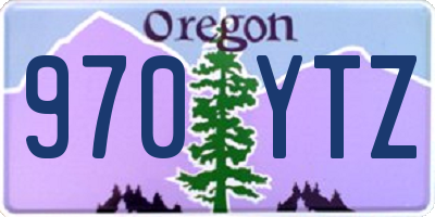 OR license plate 970YTZ