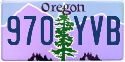 OR license plate 970YVB