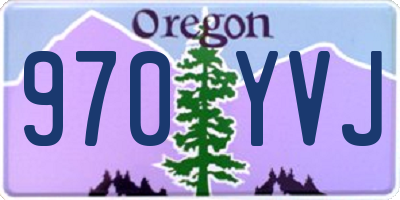 OR license plate 970YVJ