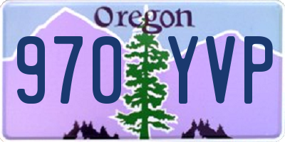 OR license plate 970YVP