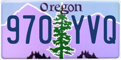OR license plate 970YVQ