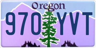OR license plate 970YVT
