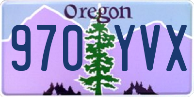 OR license plate 970YVX