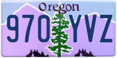 OR license plate 970YVZ